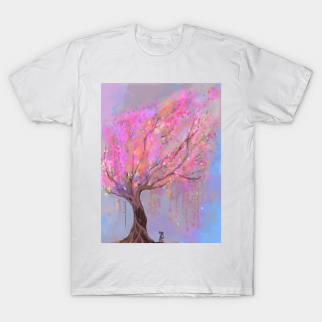 Japanese Sakura T-Shirt by jen28